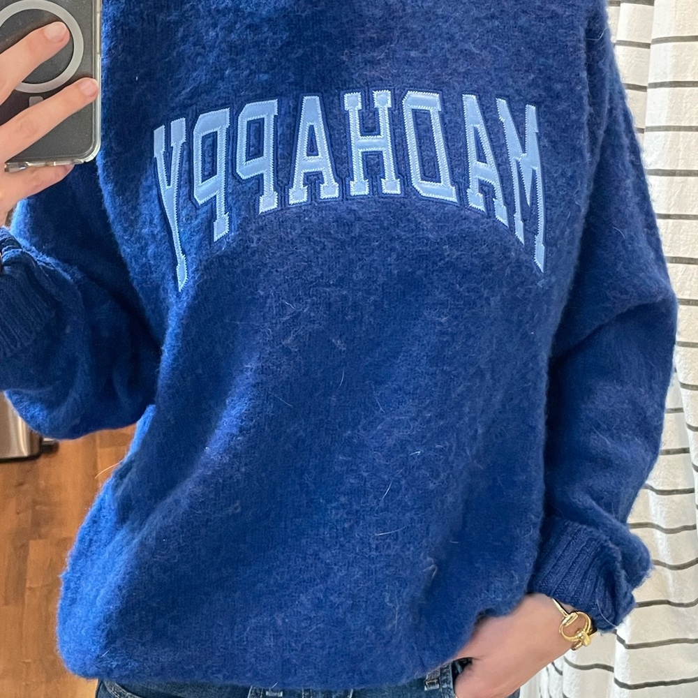 Madhappy Royal Blue Wool Sweater